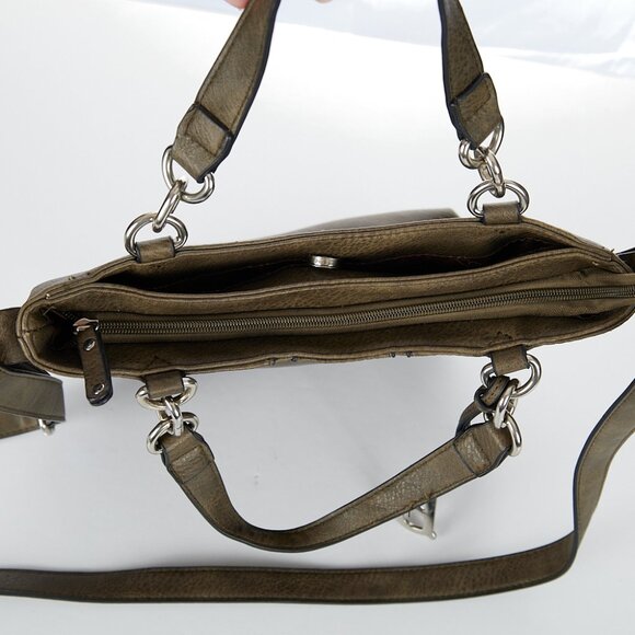 b.o.c. Faux Leather Brown Handbag - Picture 5 of 9